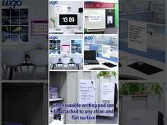 ISO 9001 Self Stick Dry Erase Sheets กระดานไวท์บอร์ด OEM ODM น้ำหนักเบา