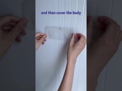 ความเสียหายฟรี Wall Mount Clear ห้องครัวโต๊ะทำงานที่เก็บของ WGO ห้องอาบน้ำฝักบัวแคดดี้ห้องน้ำ