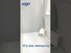 ติดตั้งกาวในตัวที่วางม้วนกระดาษในห้องน้ำติดตั้งความเสียหายฟรี