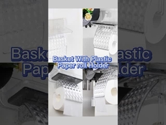 WGO ใส ห้องน้ํา ซาปੂਨ จานถือ รีลน้ําอาบน้ํา พลาสติกสําหรับกระดาษถุงมือ