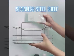 SS201 ชั้นเก็บของในครัวติดผนัง 10 กก. กำลังโหลด ชั้นแขวนผนังครัว