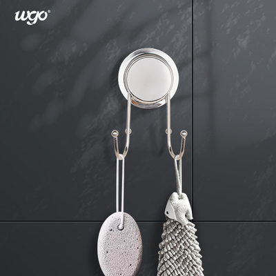 No Residue Restickable Suction Cup Robe Hook สีดำสำหรับห้องนั่งเล่นห้องครัวห้องน้ำ