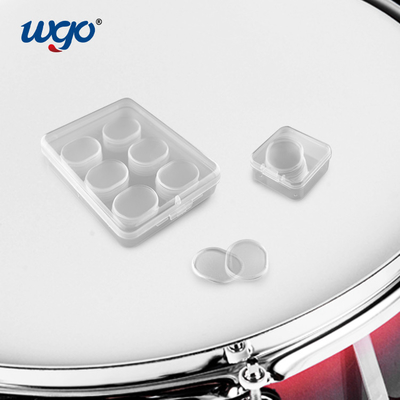 WGO สติ๊กเกอร์กลองแบบใช้ซ้ำได้แผ่นเจลกาวตนเองล้างทำความสะอาดได้ไม่ทำเครื่องหมายมือ