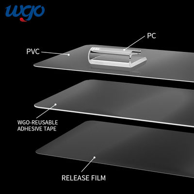 ไม่มีการเจาะที่จําเป็น Wire Shelf Hanger