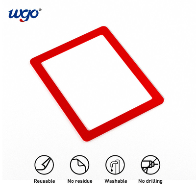 ที่ยึดป้ายแสดงกาวแบบยึดติดแบบลอกและติด PVC WGO Tape