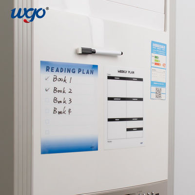 ติดด้วยตนเอง 1,000 ครั้ง ไม่ต้องใช้แม่เหล็ก กระดานลบแบบแห้งสำหรับห้องเรียน