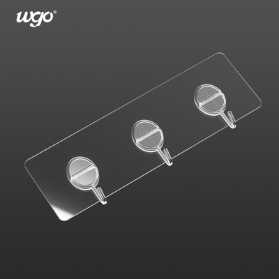 SS201 ห้องน้ำ WGO 3 ราวแขวนผ้าเช็ดตัว 6 กก. กำลังโหลดสูงสุด ISO9001