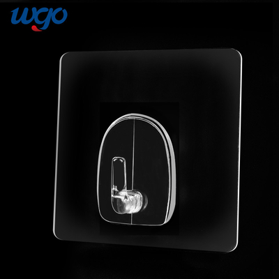 ตะขอแขวนผนังห้องน้ำ PVC Self Sticky 80x80mm Diametre 5kg Bearing
