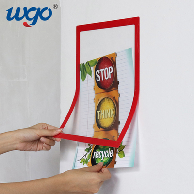 ติดใหม่ 1000 ครั้งไม่มีผู้ถือป้ายแสดงป้ายแม่เหล็กไม่มีสารตกค้างสำหรับWall