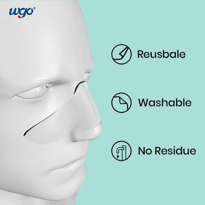 แผ่นเจลกาวติดจมูกเรซินแบบถอดได้ ISO 9001 สำหรับหน้ากาก CPAP