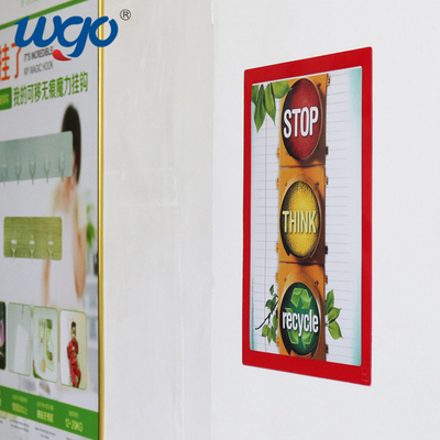 ป้ายแสดงกรอบ A Wall Self Adhesive Mounting Signs Display Frames Document Pocket