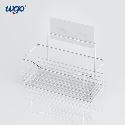 WGO ชุดตัวยึดห้องน้ำที่ปราศจากความเสียหาย, การติดตั้งชั้นวางในห้องน้ำแบบมีกาวในตัว