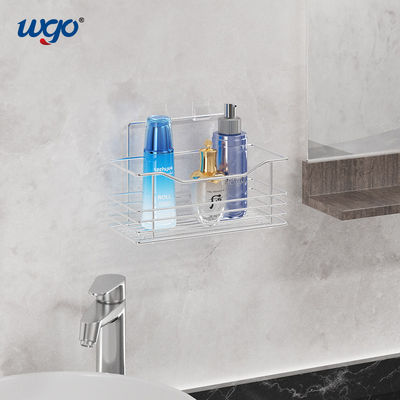 WGO ชุดตัวยึดห้องน้ำที่ปราศจากความเสียหาย, การติดตั้งชั้นวางในห้องน้ำแบบมีกาวในตัว