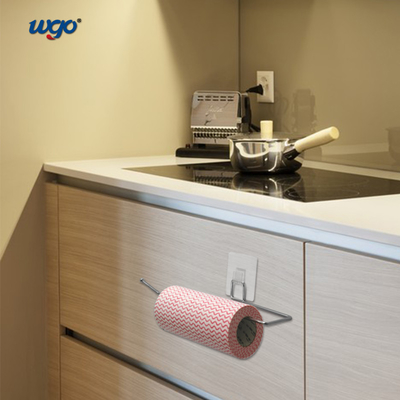 พลาสติก Wrap Dispenser เอกชนิดที่ติดแน่น หนังสือม้วนถือ Toilet Tissue Stand 335x73x85mm