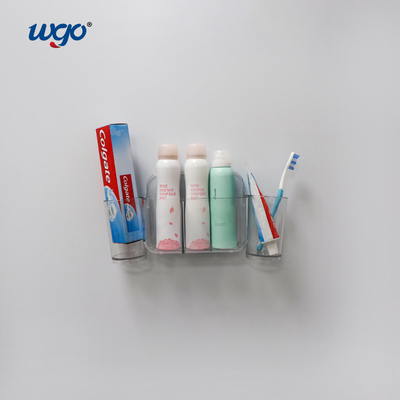 32cm Wide Self-Adhesive Toothbrush Holder Organizer Holders ห้องน้ําตกแต่งด้วยเครื่องกระจายยาฟัน