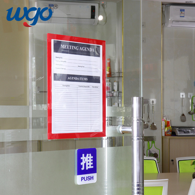 ODM ล้างผู้ถือป้ายติดผนังแนวนอน ISO 9001 Certified