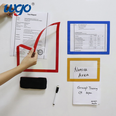 A4 8.5x11 8x10 กรอบรูป Sticky Back PVC พร้อม WGO เทปกาวแบบใช้ซ้ำได้