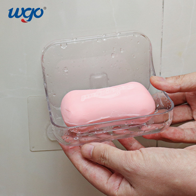 จานสบู่แขวนผนัง 120 มม. ทำลาย PVC PET ฟรีพร้อมน้ำชะขยะ