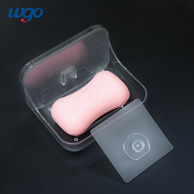 จานสบู่แขวนผนัง 120 มม. ทำลาย PVC PET ฟรีพร้อมน้ำชะขยะ