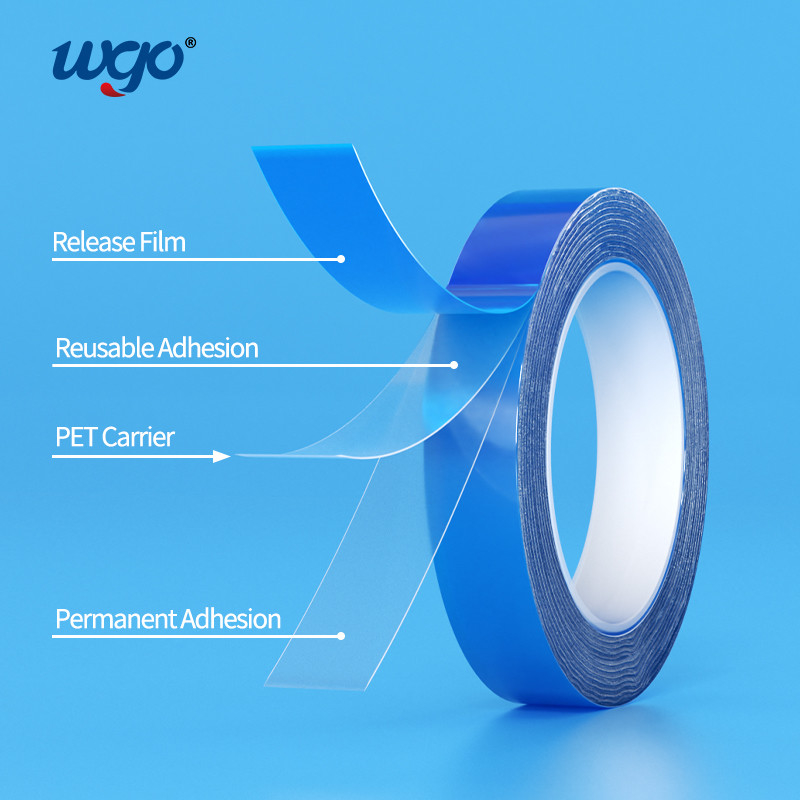 เทปกาวสองหน้าแบบใช้ซ้ำได้สำหรับของตกแต่งบ้าน DIY Design Self-Adhesive Mounting Tape