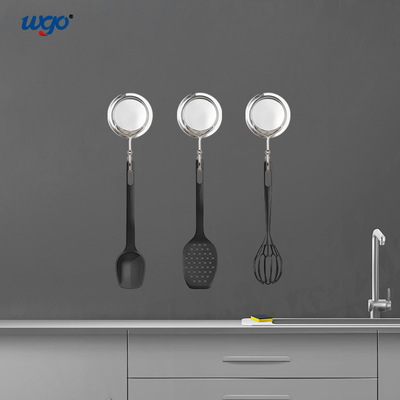 ตะขอแขวนผนังห้องน้ำอเนกประสงค์ 6 กก. กำลังโหลด SS201 ตะขอแขวนผ้าขนหนูติดผนัง